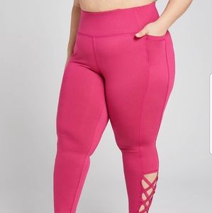 LIVI 7/8 Power Legging With Wicking - Crisscross H